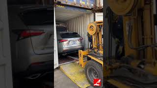 Lankh shipping unloading 2015 Lexus Nx200t Fsport for customer