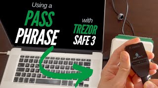 Wallet Setup with Trezor Safe 3 in Sparrow using a Pass Phrase