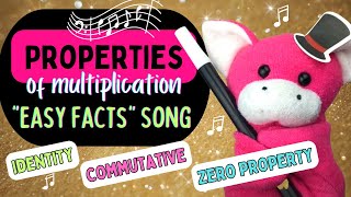 Properties of Multiplication Song | Easy Facts Multiplication Song | Zero, Identity, and Commutative