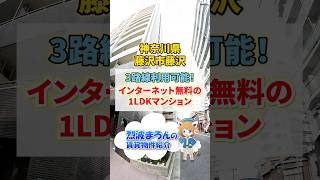 【まろんとみる】藤沢駅徒歩4分！生活環境充実な1LDKマンション🐾 詳細はコメント欄へ！ #shorts #神奈川賃貸 #藤沢賃貸