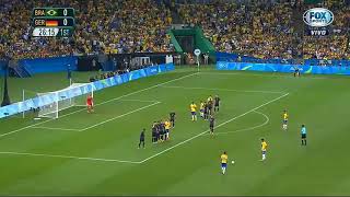 Gol de Neymar contra a Alemanha na final das olimpíadas