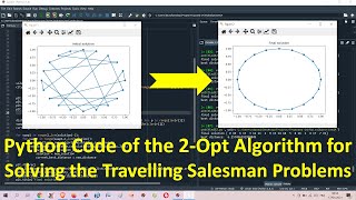 Python Code of the 2-Opt Algorithm for Solving the Travelling Salesman Problems (TSP)