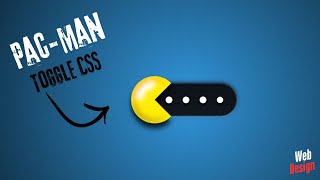 🔥 Fun & Creative: Pac-Man Toggle Button with CSS Magic ⚡ | Web Design