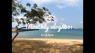 Diana Huang/Monthly vlog  外出体验 让泰国人尖叫的舞姿