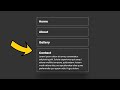 Expandable CSS Menu and Accordion effect | CSS Tips and Tricks