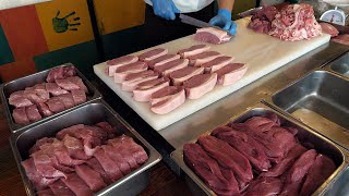 서울우유 자연치즈만 사용! 100% 치즈 돈까스, 배달의민족 상위1%업소 / cheese pork cutlet - korean street food