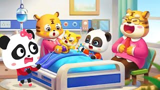 Little Panda Hospital Care #1 - Help Mother Tiger for Giving Birth to a Baby - Babybus Games