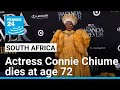 South African actress Connie Chiume dies at age 72 • FRANCE 24 English