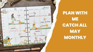 PLAN WITH ME - CATCHALL MAY MONTHLY | SPRING STICKERS BY RECOLLECTIONS