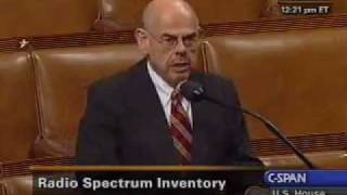 Chairman Waxman on the Radio Spectrum Inventory Act
