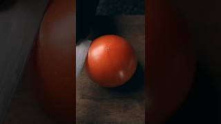 【Before After】トマトが切れなかったので三徳包丁を研ぐ🔪✨〜I couldn't cut the Tomato, so I sharpened Santoku knife〜#asmr