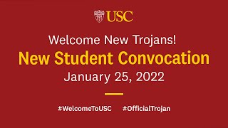 USC Spring New Student Convocation 2022