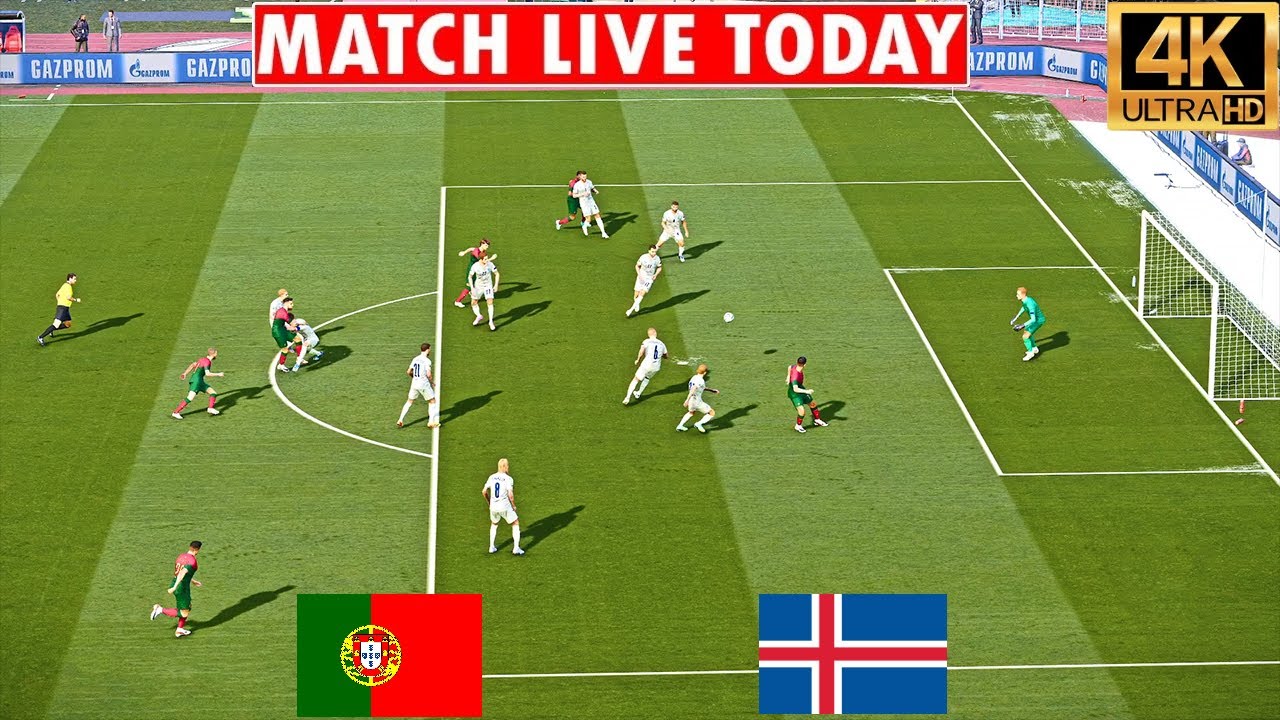 🔴eFootball Portugal Vs Iceland LIVE 🔴 EURO Qualifiers 2024 ⚽ Full Match ...