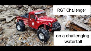 RGT EX86170 Challenger out on test on a slippery waterfall