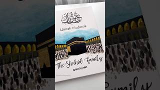 Easy Makkah painting for beginners 🕋 🌙 Holy Kaabah #art #shorts #artshorts