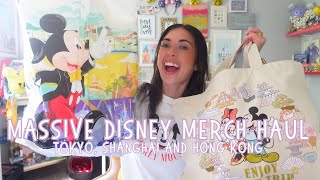 MASSIVE Disney Merch Haul from Tokyo Disney, Shanghai Disney and Hong Kong Disneyland!