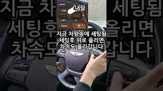 고속도로 운전시 크루즈사용방법 / 여성운전 스마트크루즈 사용법 / #shorts