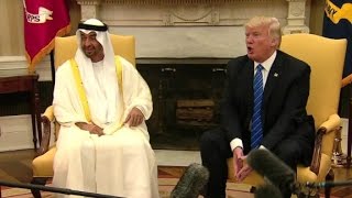 Trump welcomes Abu Dhabi's crown prince
