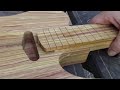 i built a telecaster for you. we made this guitar to show how much we appreciate you