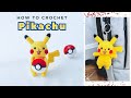 Crochet Amigurumi Pikachu Keychain and Mini Pokemon Ball | NHÀ LEN