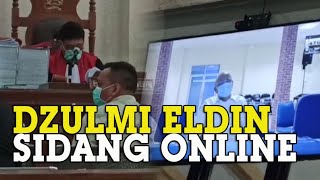 Dzulmi Eldin di Sidang Online, Dalam Perkara Dugaan Suap. Hanya Samsul yang Hadir di Persidangan