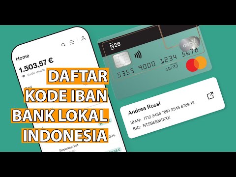 CEK KODE IBAN BANK (BCA, BRI, BNI, MANDIRI, BSI) DI INDONESIA - YouTube