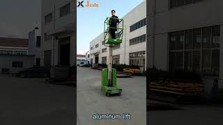 China Manufactory mobile aluminium work platform mini scissor lift aerial