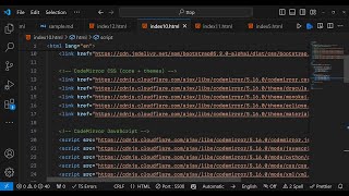 Javascript CodeMirror Syntax Highlighter Example to Highlight Source Code in Browser Full Example