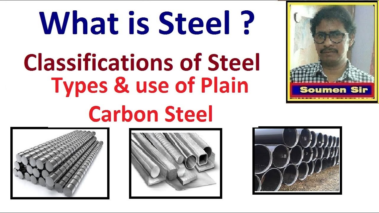 What Is Steel ? | Classifications Of Steel | Types And Use Of Plain ...