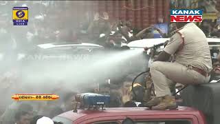 Bahuda Jatra 2023 | Amid Hot And Humid Condition, Water Is Being Sprayed On Devotees