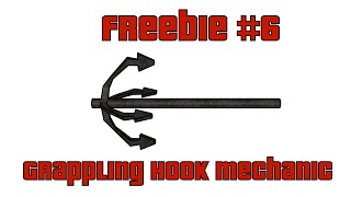 Freebie #6: Grappling hook mechanic BGE (no python)