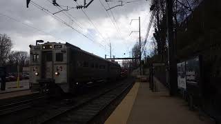 SEPTA Regional Rail: 2GS14B 70+Arrow II 601 Wire Train passing Media