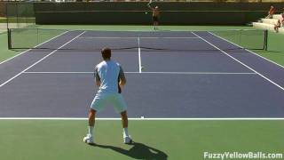 Radek Stepanek hitting in High Definition