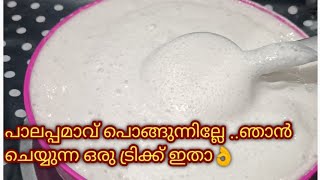 പാലപ്പമാവ് ശരിയാവുന്നില്ലേ.. ഞാൻ ചെയ്യുന്ന ഒരു കുഞ്ഞു ട്രിക്ക് ഇതാ/Palappam recipe/#MalappuramVavas