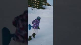 Bum boarding in Les Menuires - Great Fun! #les3vallees #lesmenuires #snow