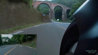 碓氷峠　(2023往復)　バイク ツーリング　ADV160　車載動画