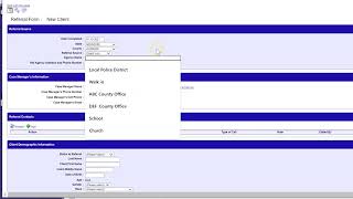 FAMCare Case Management Software - Intake and Referral