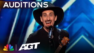 Wait for it... Sunny Chatum's audition leaves the crowd SPEECHLESS! | Auditions | AGT 2023