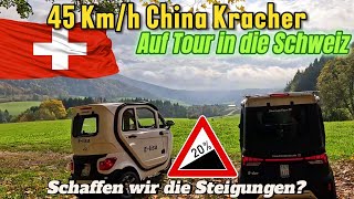 Elektrische Tour ‼️45Km/h China E-Leichtfahrzeuge ‼️Schafft man damit auch Berge?