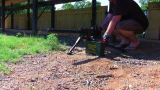 Machine Gun Stress Relief - Browning 1919a4 on an M2 Tripod