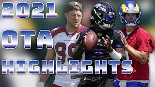 2021 OTA Highlights: JJ Watt, Matthew Stafford, Lamar Jackson, and More!
