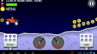 Hill climb racing. Game review for IOS and Android