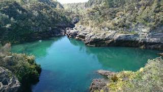 Timelapse - Aratiatia Dam floodgate release, Taupo, New Zealand