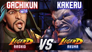 SF6 ▰ GACHIKUN (Rashid) vs KAKERU (Akuma) ▰ High Level Gameplay