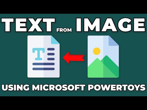 How to copy text from an image using Microsoft PowerToys