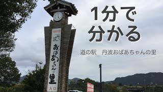 Aランク　道の駅　丹波おばあちゃんの里　兵庫県　丹波市　1 分で分かる　お風呂　温泉　買い物　野宿　無料キャンプ場　リメイク