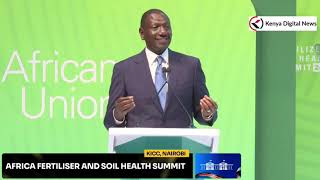 GREAT!! Listen to President Ruto remarks at the Africa Fertilizer & Soil Health Summit in Nairobi!!