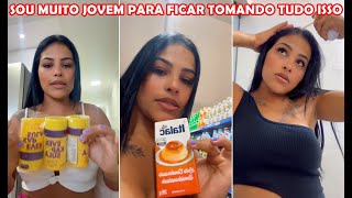 Gleici Souza: estou me desfazendo de várias vitaminas que estava tomando + Passadinha no mercado