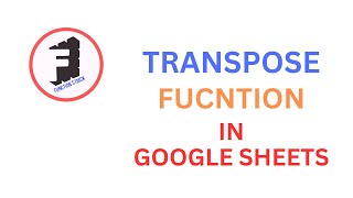 How to Use TRANSPOSE Function in Excel & Google Sheets | Hindi Tutorial