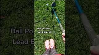 Golf- Driver setup